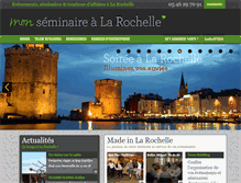 Tablet Screenshot of monseminairealarochelle.com